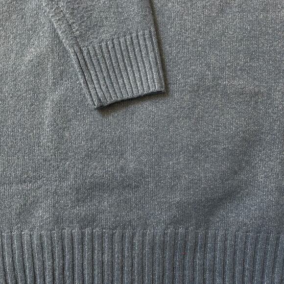 Urban Daizy Oversized Turtleneck Sweater Dress | Soft Knit, Heather Blue, Small - Picture 7 of 7